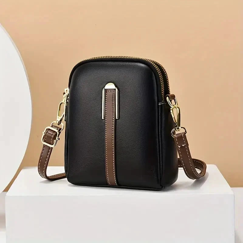 Bolsa de Ombro Fendy Original: Feita em Couro Bolsa Ombro MRL-172 Miralleve