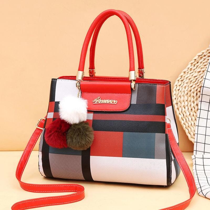 Bolsa Feminina em Couro PU - Michigan / Praticidade e Elegância em uma só Bolsa! Bolsa Feminina MRL-130 Miralleve Vermelho