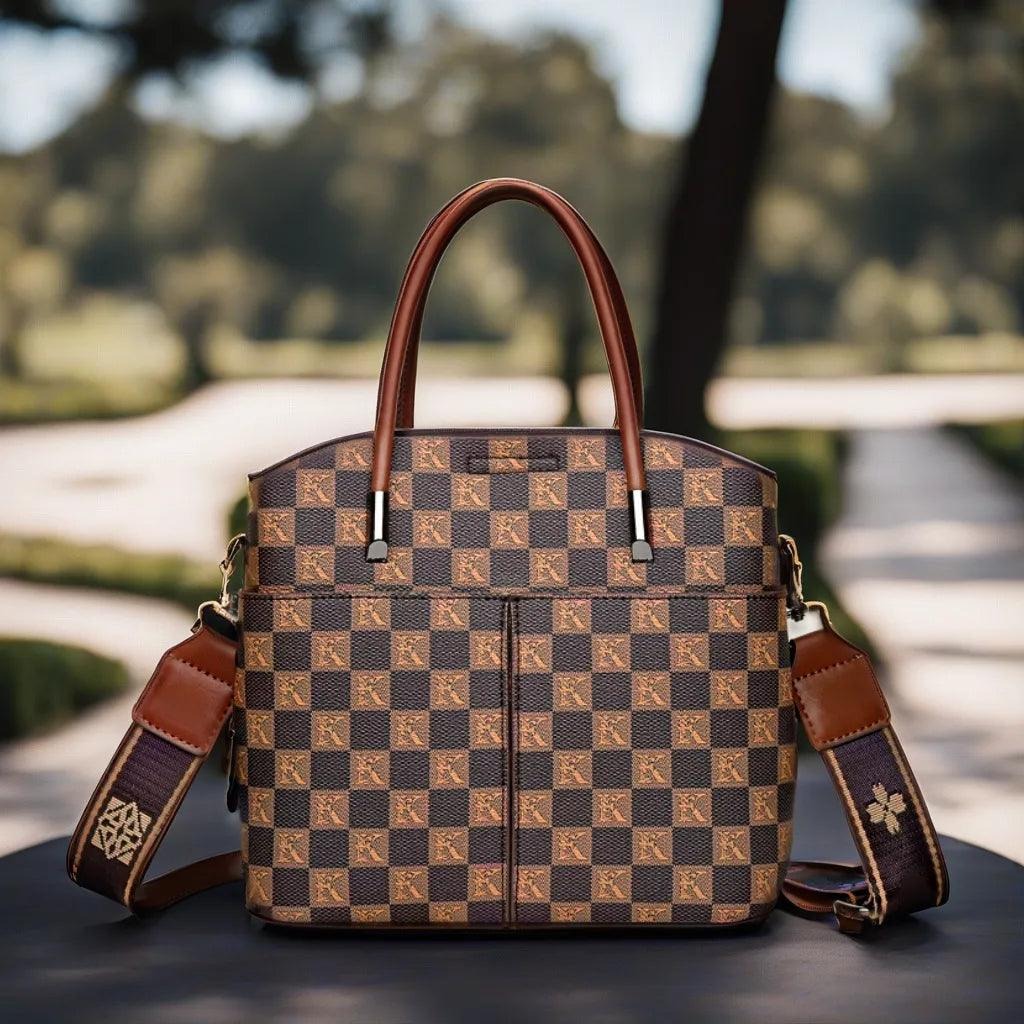 Bolsa Manhattan™ com Acabamento Luxuoso e Alça de Ombro Removível / Meticulosamente Desenhada para Mulheres de Bom Gosto!