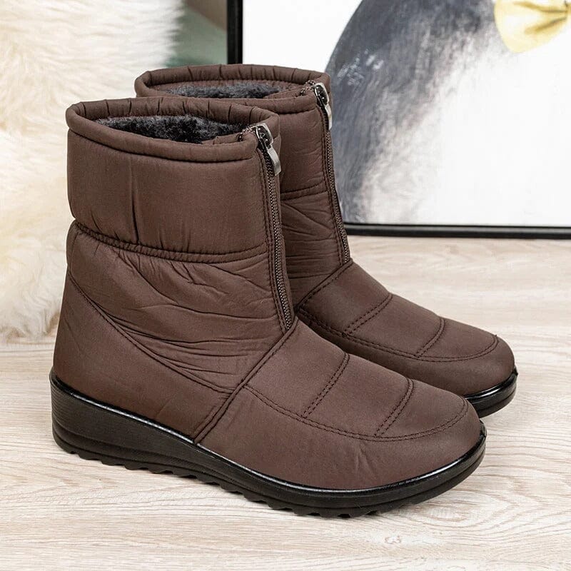 Bota de Outono Jana Peluciada Impermeável - Direto Da Fábrica! Bota Outono MRL-113 Miralleve