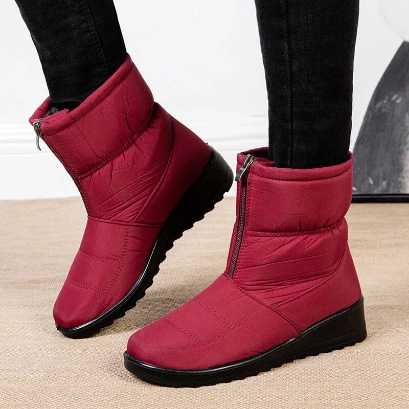 Bota de Outono Jana Peluciada Impermeável - Direto Da Fábrica! Bota Outono MRL-113 Miralleve