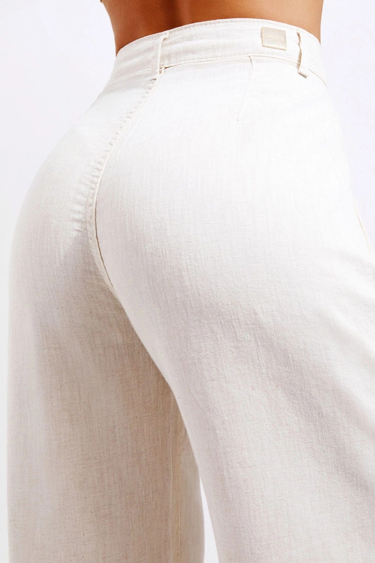 Calça Pantalona Linho Térmico Dunas Areia Calça Pantalona MRL-170 Miralleve