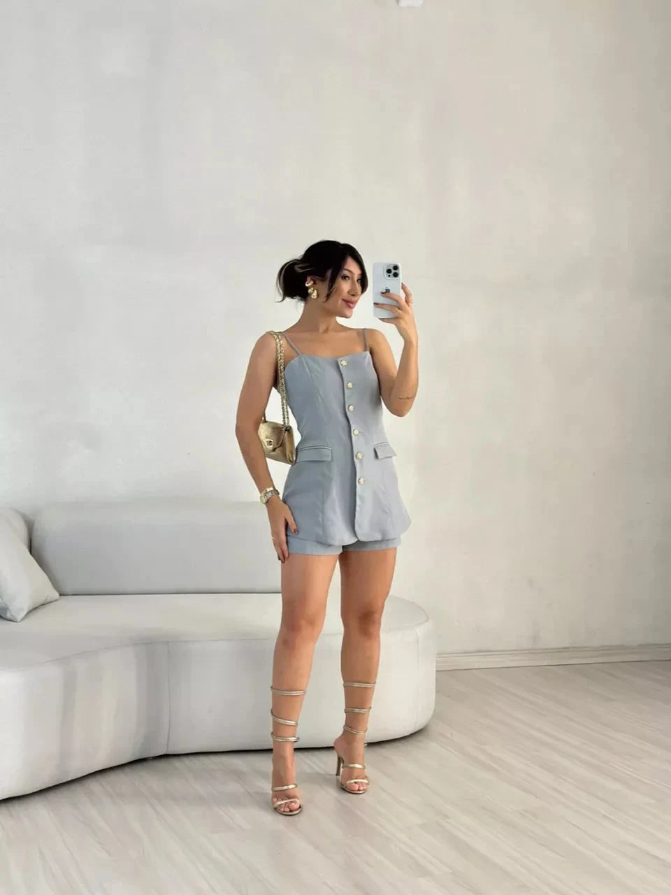 Conjunto Merliah Conjunto Merliah MRL-177 Miralleve Cinza claro PP