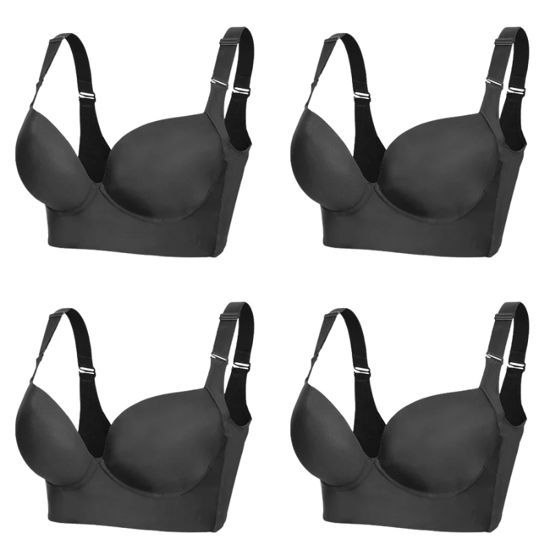 PROMOÇÃO POR TEMPO LIMITADO 🔥 - Kit 4 Sutiãs Becca Push-Up Modelador!