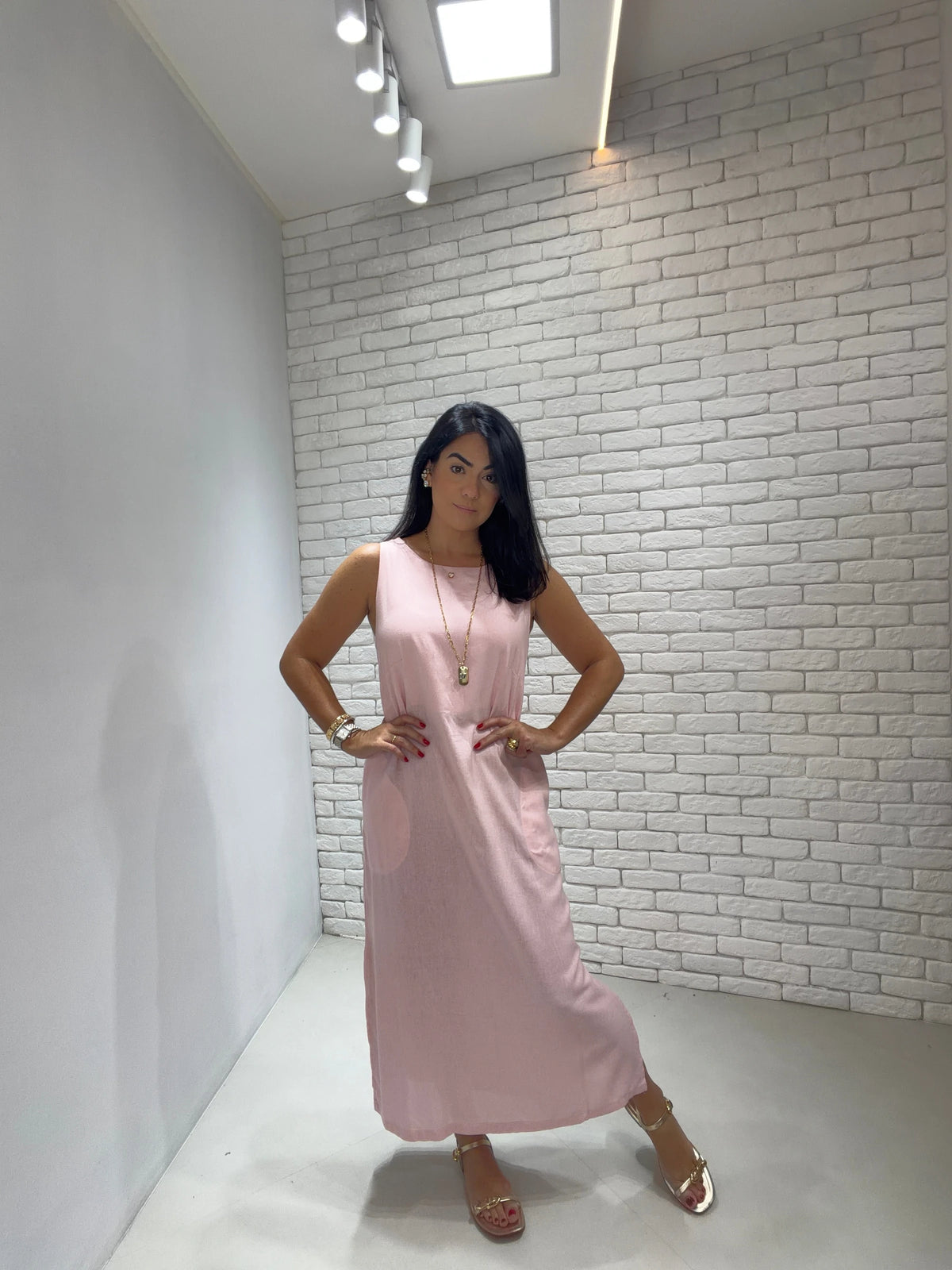 Vestido Antônia linho