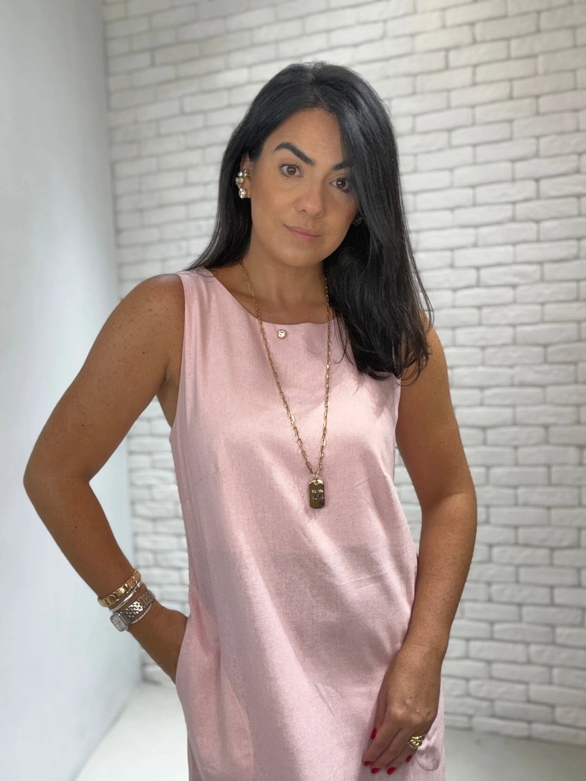 Vestido Antônia linho