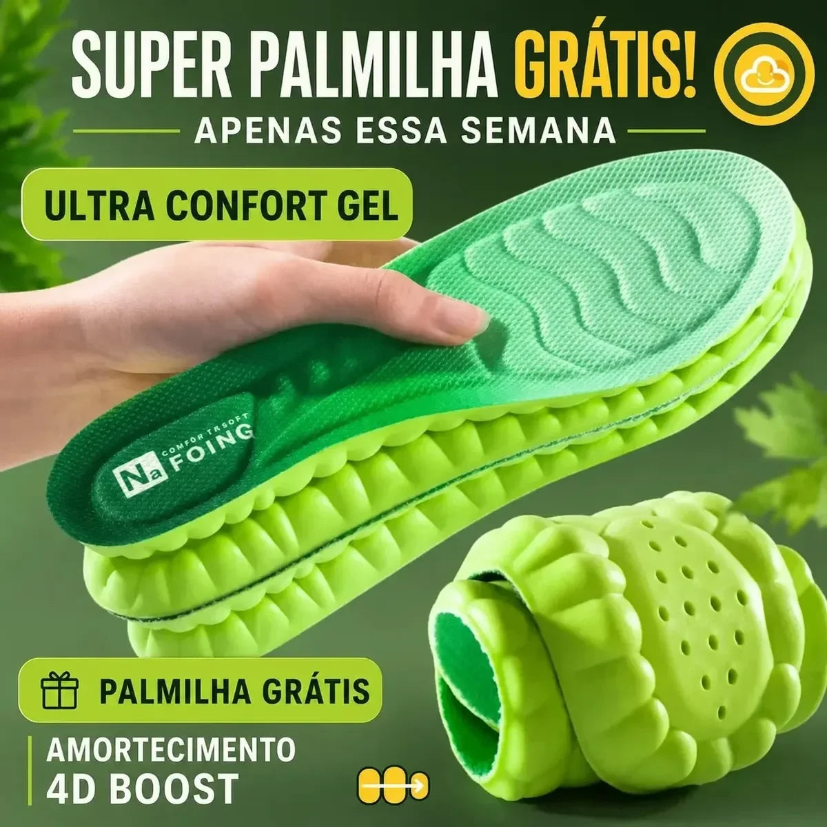 Tênis Ortopédico Ultra Comfort - Frete Grátis + Brinde Grátis
