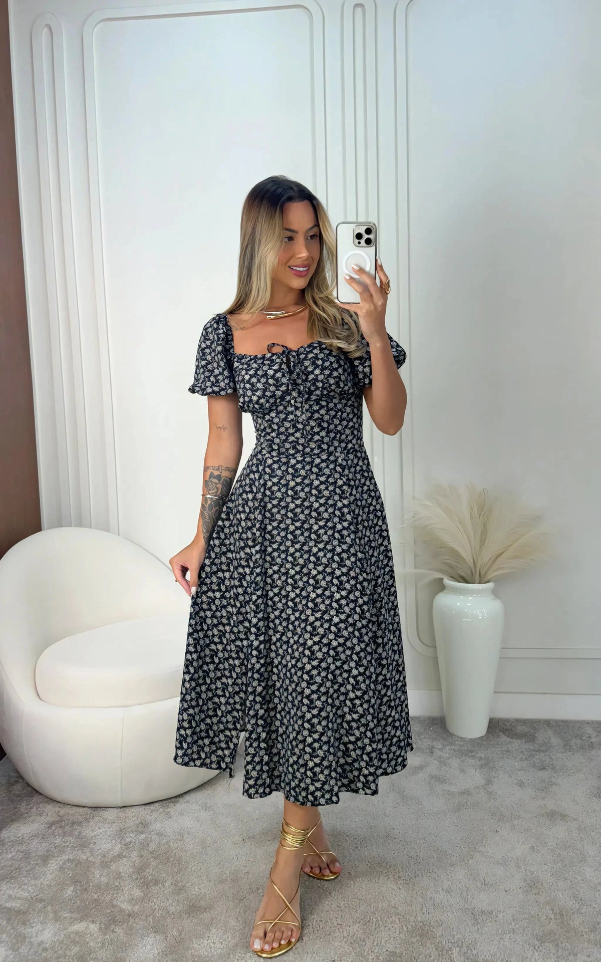 Vestido Jasmine Vestido Jasmine MRL-041 Miralleve PP Preto