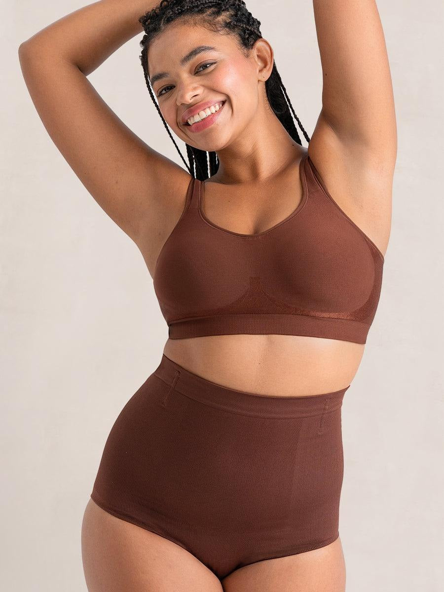 Calcinha modeladora de cintura alta - Empina Bumbum - Moda em Forma