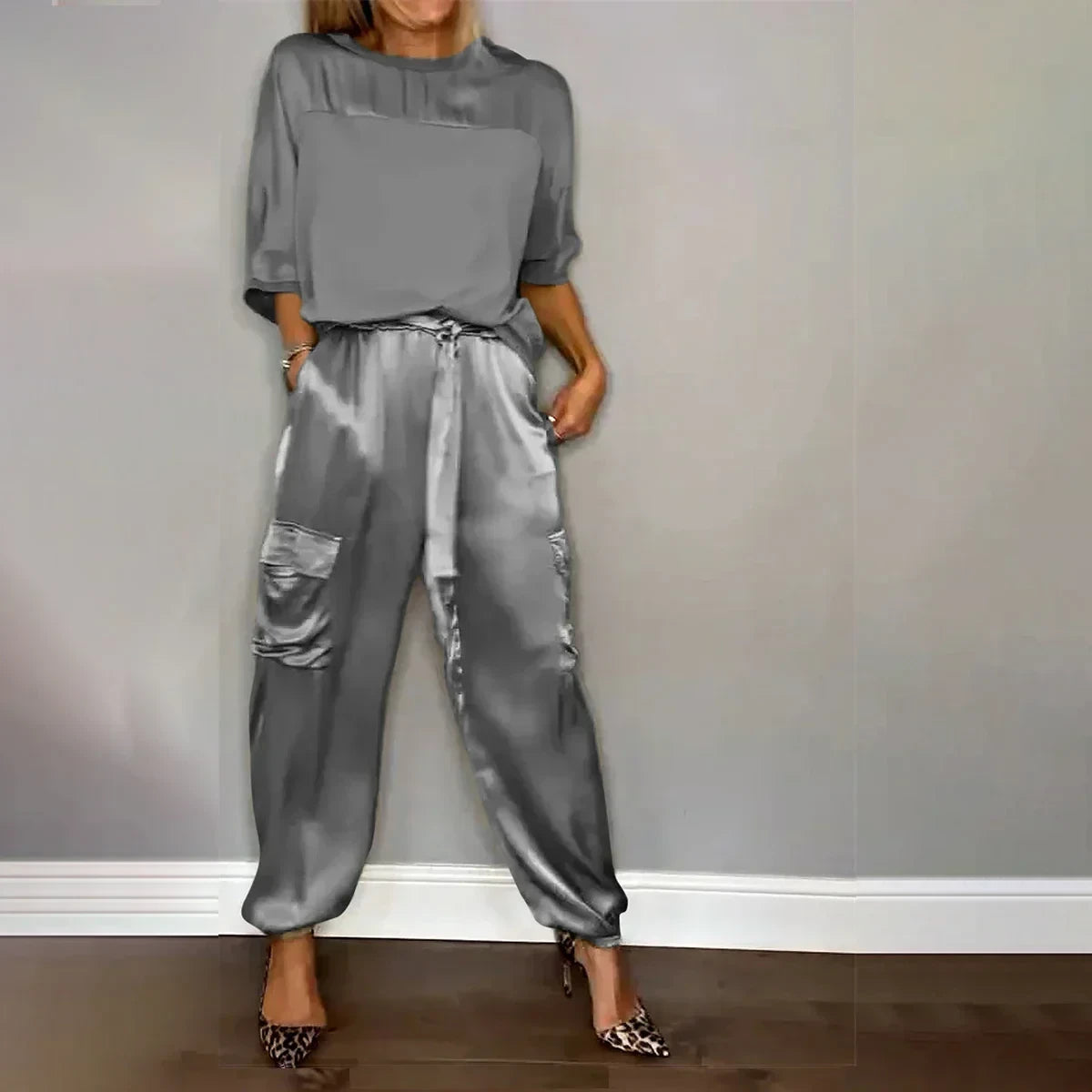 Conjunto Calça e Blusa Melina - (Promo de Natal🎄)