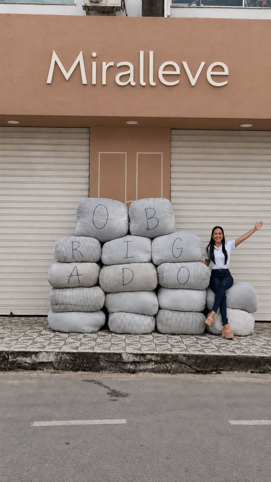 Uma loja com endereço