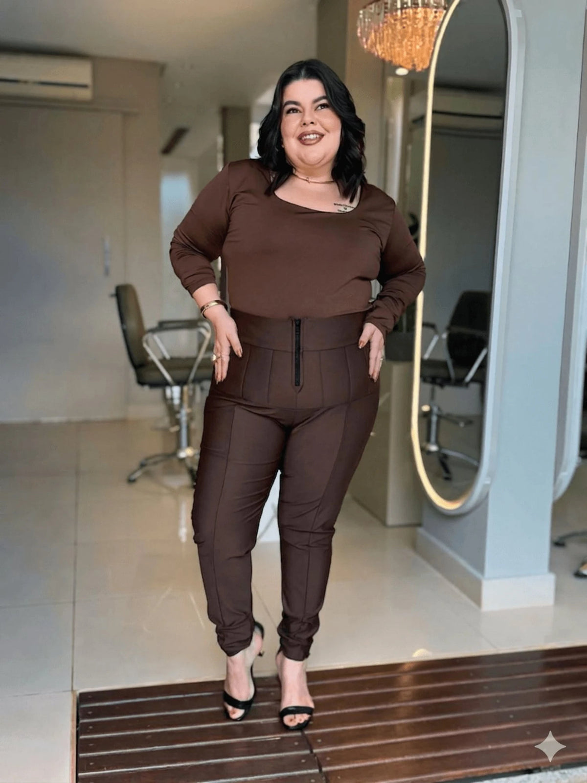 Calça Lipo Super Power Modeladora Cintura - Alta Compressão