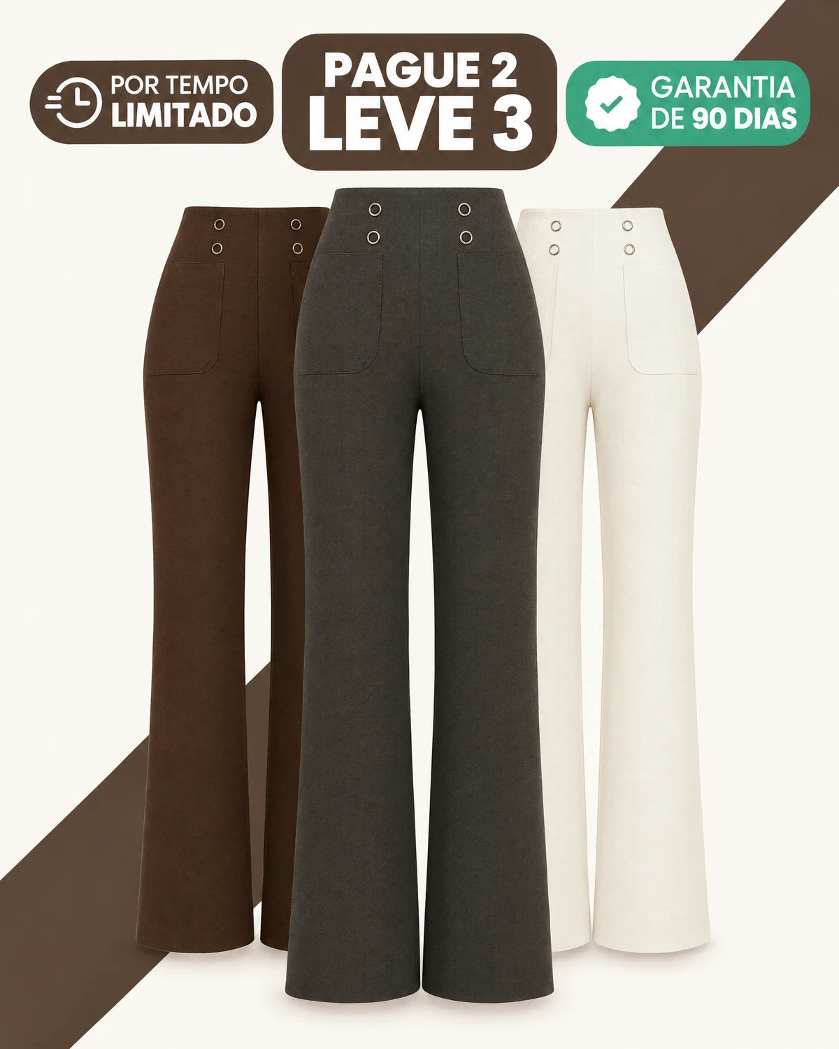 Calça Feminina Solena - Pague 2 e Leve 3
