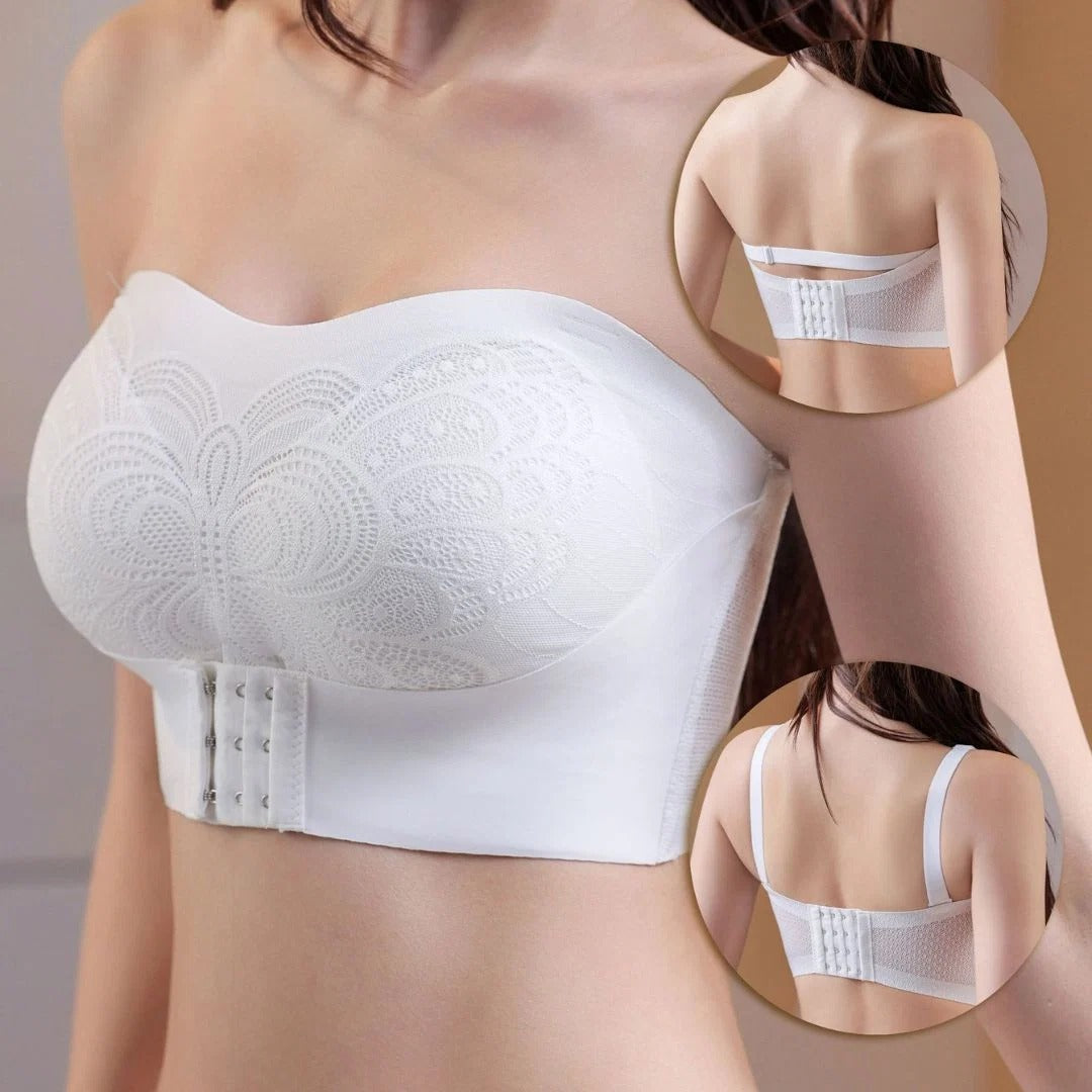 2 Sutiã Ultra Sustentação com Efeito Silicone Elisa 360º