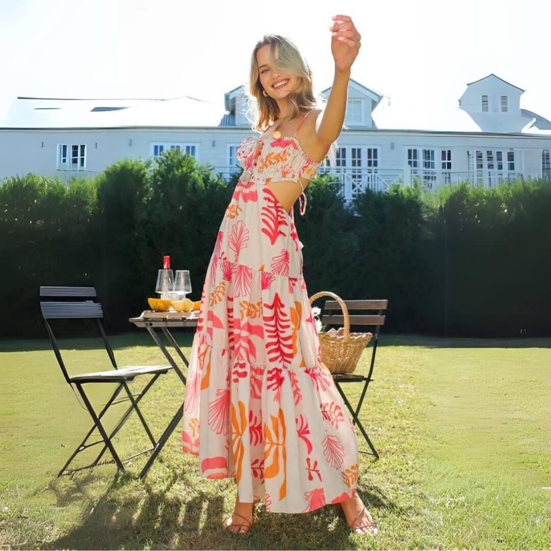 Vestido Midi Gabi [Estoque limitado!]